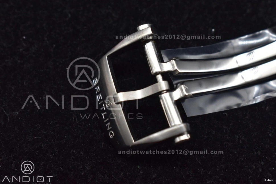 LE B01 43mm L-Black A7750 Version BLS Wht SS 1:1 Chrono Best Navitimer 0326